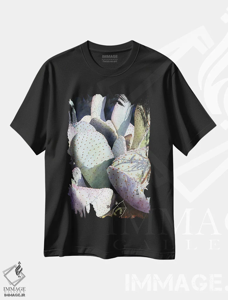 تیشرت مشکی طرح دار ریسک یک لمس، دکور معاصر اثر دیانا میلر-پیرس | immage.ir