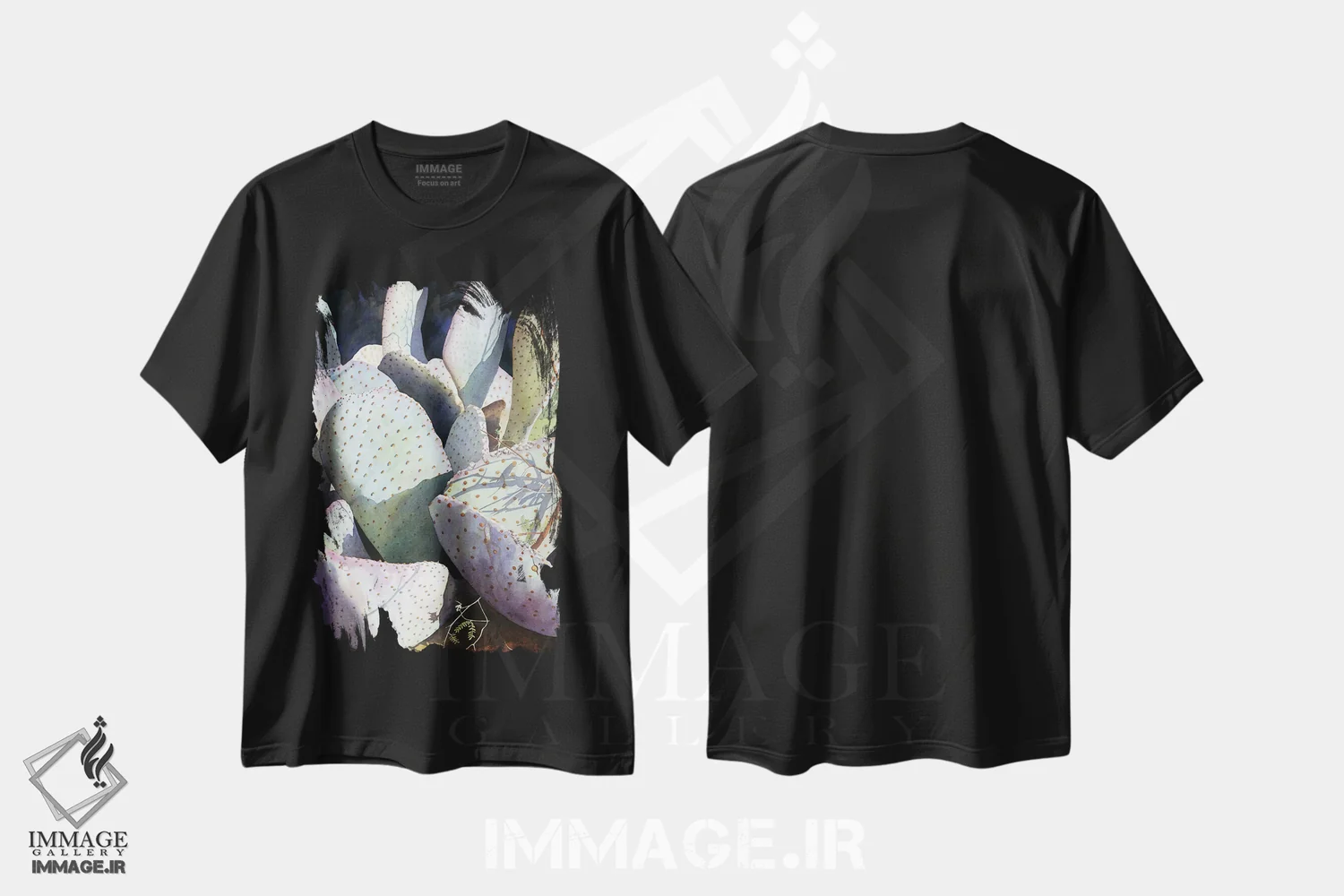 تیشرت مشکی طرح دار ریسک یک لمس، دکور معاصر اثر دیانا میلر-پیرس | immage.ir