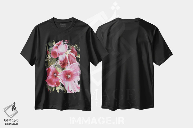 تیشرت مشکی طرح دار سرناد، دکور معاصر اثر دیانا میلر-پیرس | immage.ir