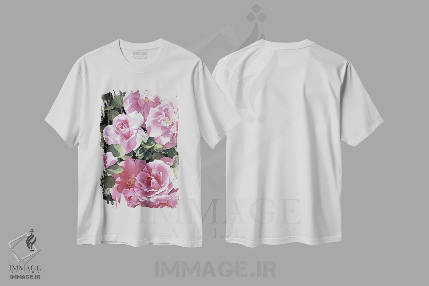 تیشرت سفید طرح دار سوناتا در صورتی، دکور معاصر اثر دیانا میلر-پیرس | immage.ir