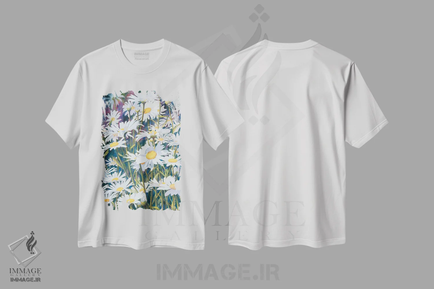 تیشرت سفید طرح دار تافته، دکور معاصر اثر دیانا میلر-پیرس | immage.ir