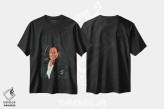 تیشرت مشکی طرح دار کامالا هریس، هنر آمریکایی آفریقایی تبار اثر دومونیک براون | فروشگاه ایماژ