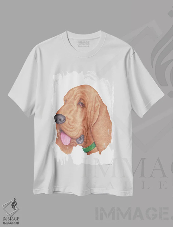 تیشرت سفید طرح دار بلادهاوند، تزئینی اثر دنی گوردون | immage.ir