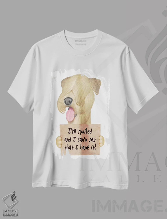 تیشرت سفید طرح دار ویتِن تریر، تزئینی اثر دنی گوردون | فروشگاه ایماژ