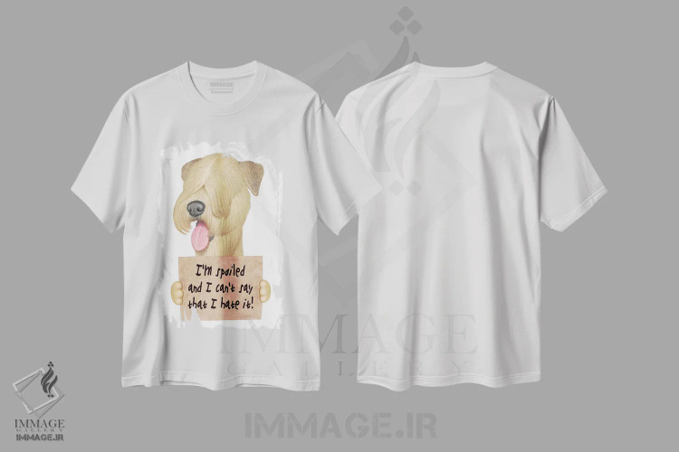 تیشرت سفید طرح دار ویتِن تریر، تزئینی اثر دنی گوردون | فروشگاه ایماژ