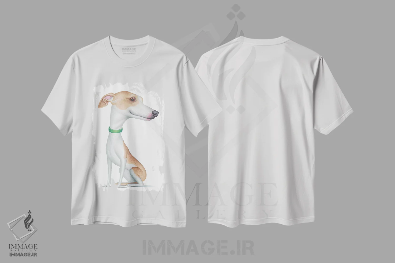 تیشرت سفید طرح دار ویپت، تزئینی اثر دنی گوردون | immage.ir