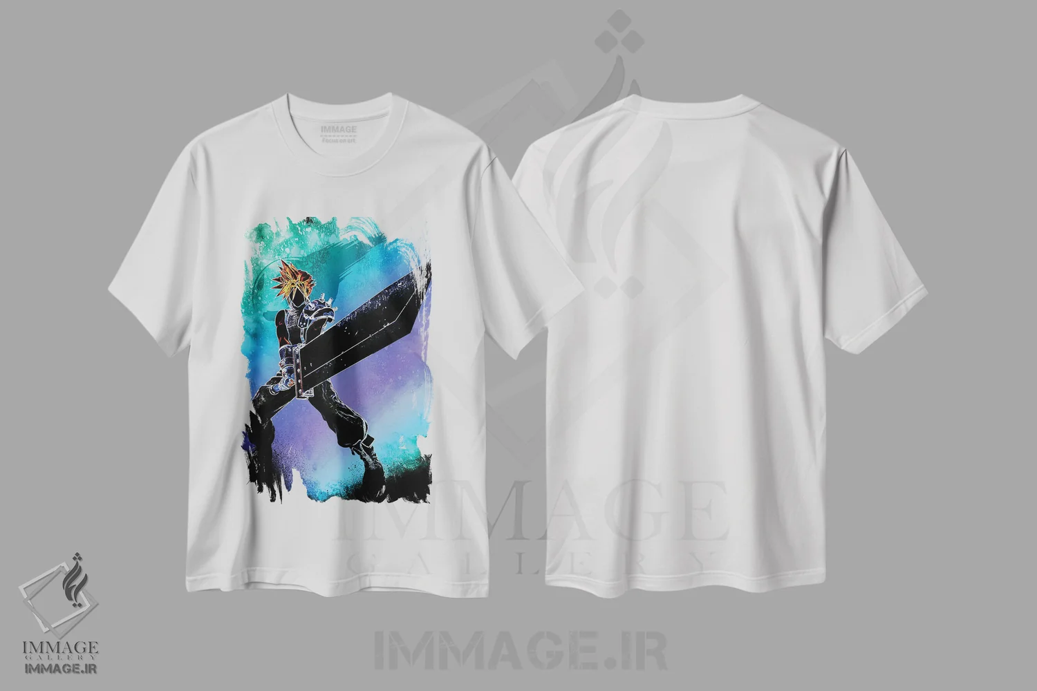 تیشرت سفید طرح دار روح سرباز سابق، هنر دیجیتال اثر دانی آرت | immage.ir