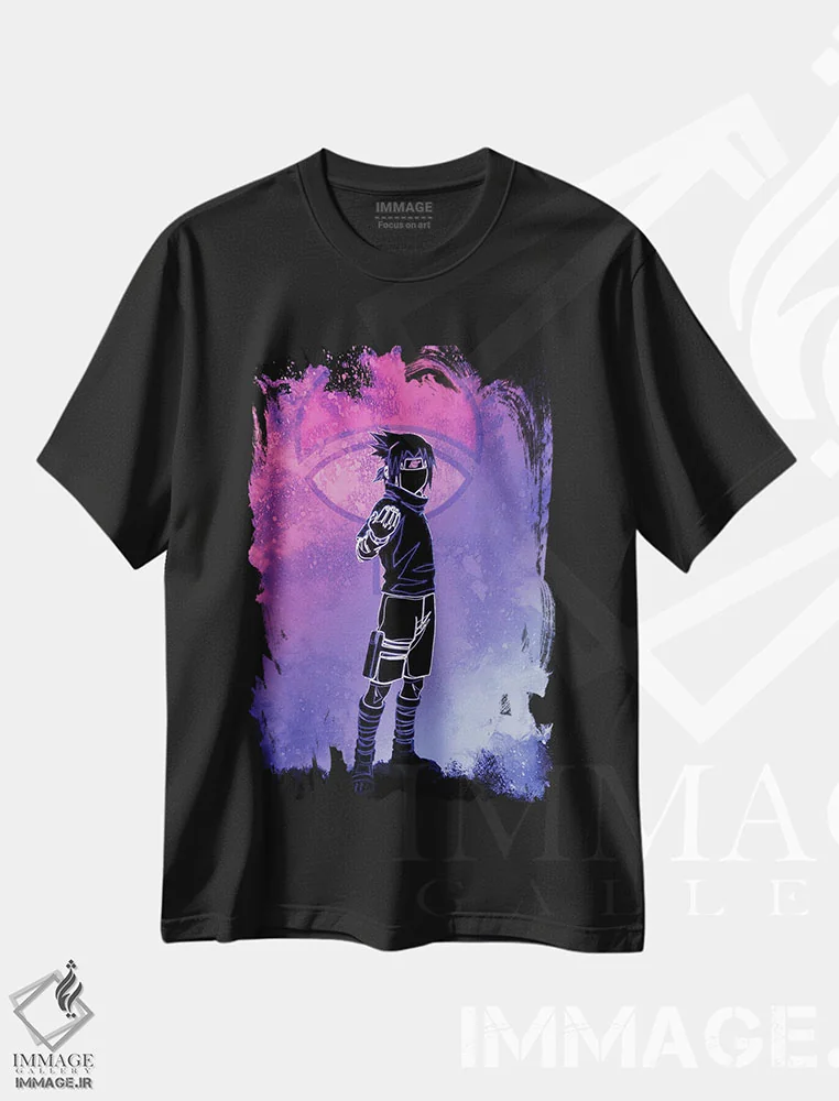 تیشرت مشکی طرح دار روح برادر کوچک، هنر دیجیتال اثر دانی آرت | فروشگاه ایماژ