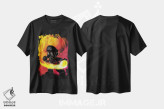 تیشرت مشکی طرح دار روح لوله کش قرمز، هنر دیجیتال اثر دانی آرت | immage.ir