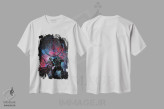 تیشرت سفید طرح دار هنر کیمیاگر، هنر دیجیتال اثر دانی آرت | immage.ir