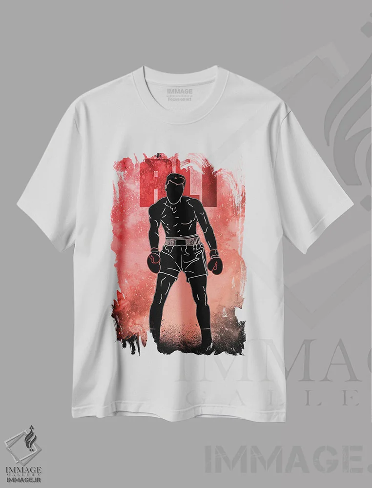 تیشرت سفید طرح دار روح بزرگ ترین، هنر دیجیتال اثر دانی آرت | فروشگاه ایماژ