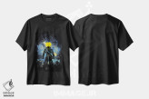 تیشرت مشکی طرح دار هنر پسر آینده، هنر دیجیتال اثر دانی آرت | فروشگاه ایماژ