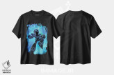 تیشرت مشکی طرح دار روح ایکس، هنر دیجیتال اثر دانی آرت | فروشگاه ایماژ
