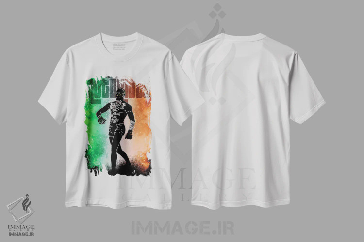 تیشرت سفید طرح دار روح بدنام، هنر دیجیتال اثر دانی آرت | immage.ir
