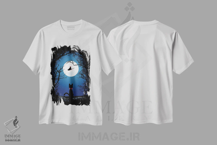 تیشرت سفید طرح دار با روح خود پرواز کن، هنر دیجیتال اثر دانی آرت | فروشگاه ایماژ