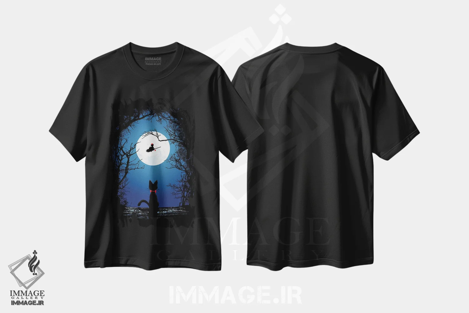 تیشرت مشکی طرح دار با روح خود پرواز کن، هنر دیجیتال اثر دانی آرت | immage.ir