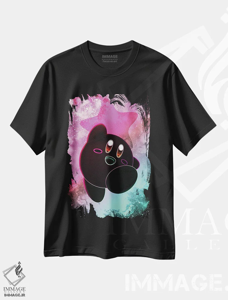 تیشرت مشکی طرح دار روح سرزمین رؤیا، هنر دیجیتال اثر دانی آرت | فروشگاه ایماژ