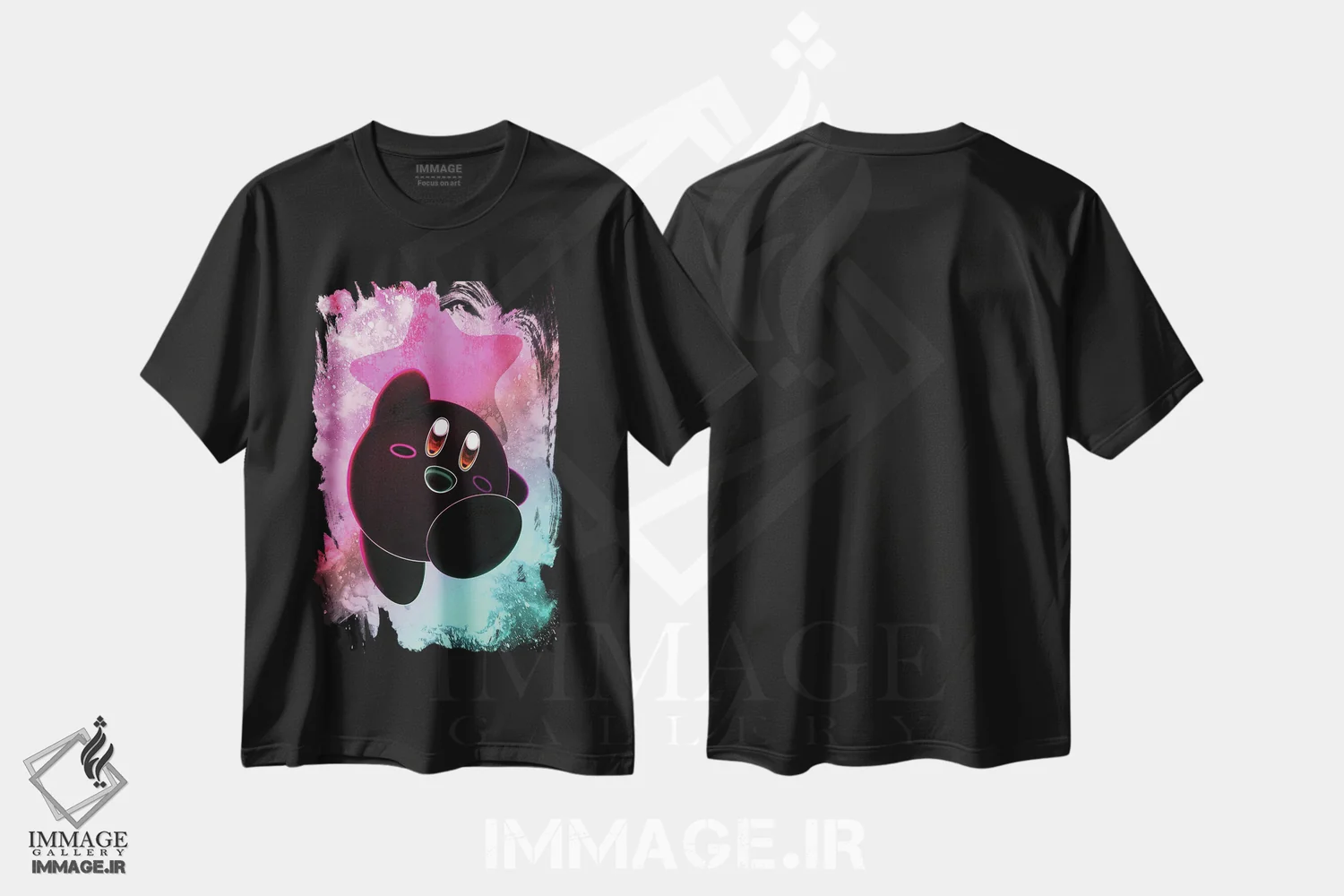 تیشرت مشکی طرح دار روح سرزمین رؤیا، هنر دیجیتال اثر دانی آرت | فروشگاه ایماژ