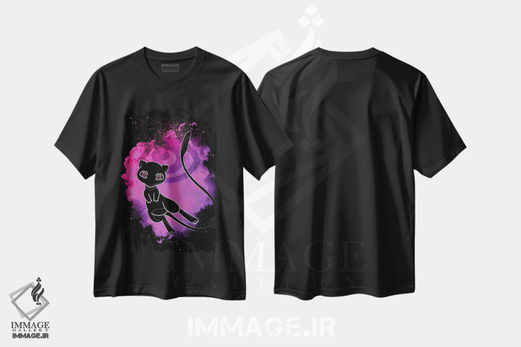 تیشرت مشکی طرح دار روح افسانه، هنر دیجیتال اثر دانی آرت | immage.ir