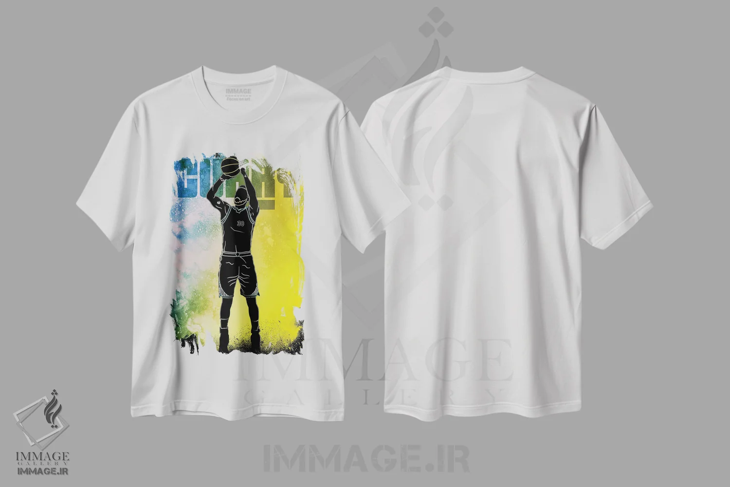 تیشرت سفید طرح دار روح صورت کودک، هنر دیجیتال اثر دانی آرت | فروشگاه ایماژ