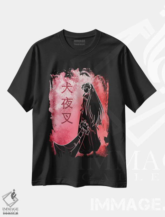 تیشرت مشکی طرح دار روح شیطان سگ، هنر دیجیتال اثر دانی آرت | فروشگاه ایماژ