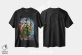 تیشرت مشکی طرح دار نارنجک صلح، هنر دیجیتال اثر دیوید لوبلاو | فروشگاه ایماژ