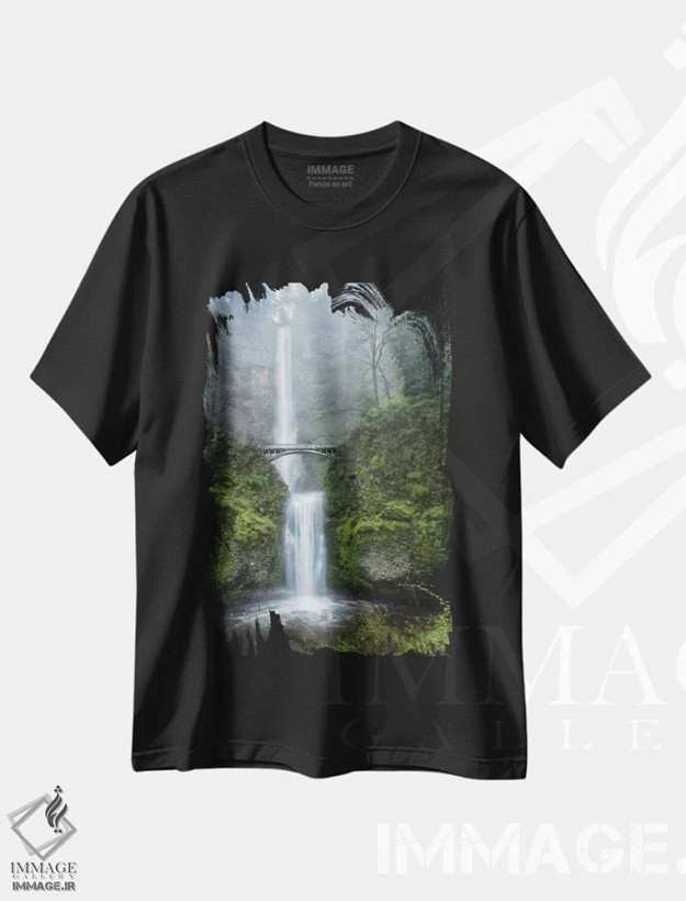 تیشرت مشکی طرح دار سرزمین رؤیاها، مدیوم اثر دنی هد | فروشگاه ایماژ