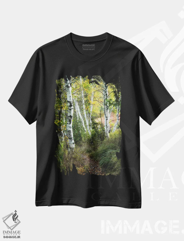تیشرت مشکی طرح دار مسیر توس ۳، مدیوم اثر دنی هد | فروشگاه ایماژ