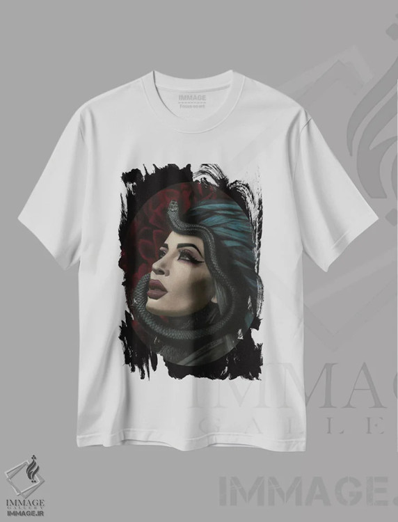 تیشرت سفید طرح دار دیوسا، دکوراسیون جایگزین اثر دیینزو | immage.ir