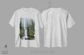 تیشرت سفید طرح دار سرزمین رؤیاها، مدیوم اثر دنی هد | immage.ir