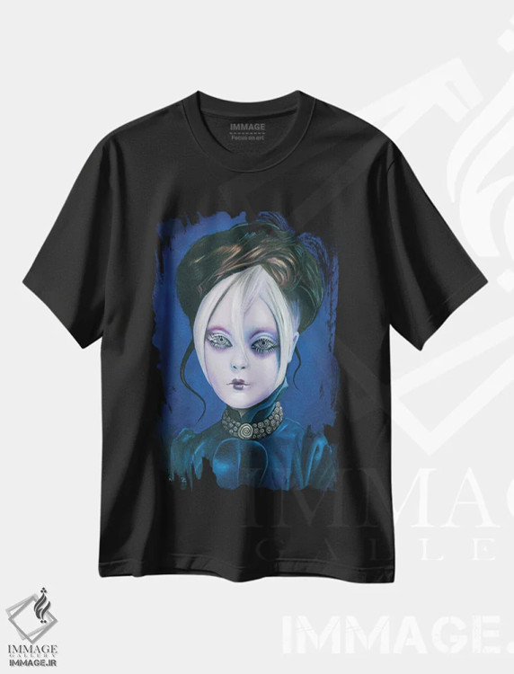 تیشرت مشکی طرح دار تجمل، دکوراسیون جایگزین اثر دیینزو | immage.ir
