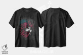 تیشرت مشکی طرح دار کاتالیزگر، هنر دیجیتال اثر راب دابی | immage.ir