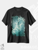 تیشرت مشکی طرح دار آب ۲، مدیوم اثر دکتر لوکاس برژاک | فروشگاه ایماژ