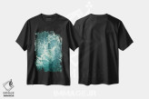تیشرت مشکی طرح دار آب ۲، مدیوم اثر دکتر لوکاس برژاک | فروشگاه ایماژ