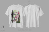 تیشرت سفید طرح دار بهار در راه است، هنر فاخر معاصر اثر دوناتلا مارائونی | فروشگاه ایماژ
