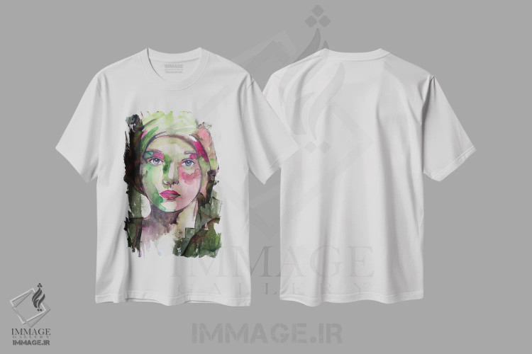 تیشرت سفید طرح دار بهار در راه است، هنر فاخر معاصر اثر دوناتلا مارائونی | فروشگاه ایماژ