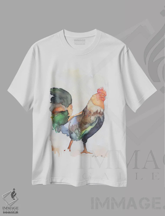 تیشرت سفید طرح دار من انتخاب مناسب هستم، دکور معاصر اثر دوناتلا مارائونی | فروشگاه ایماژ