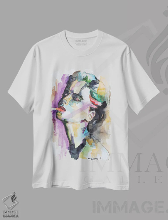 تیشرت سفید طرح دار آثار دوناتلا مارائونی - فروشگاه ایماژ