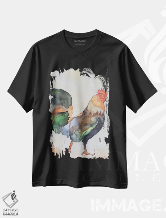 تیشرت مشکی طرح دار من انتخاب مناسب هستم، دکور معاصر اثر دوناتلا مارائونی | immage.ir