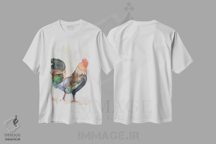 تیشرت سفید طرح دار من انتخاب مناسب هستم، دکور معاصر اثر دوناتلا مارائونی | فروشگاه ایماژ