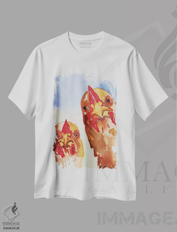 تیشرت سفید طرح دار هی تو، داری با ما حرف می زنی؟، دکور معاصر اثر دوناتلا مارائونی | immage.ir