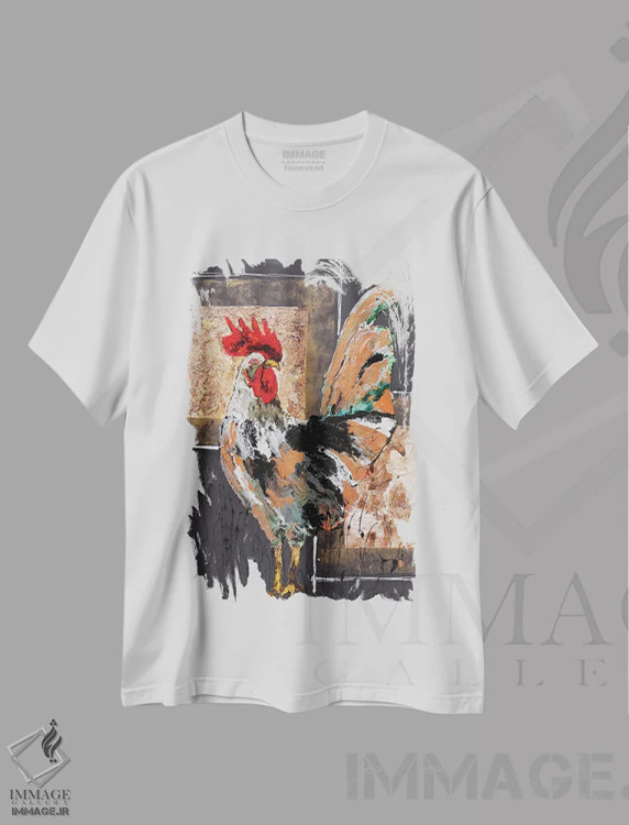 تیشرت سفید طرح دار من مسئولم ۲، دکور معاصر اثر دوناتلا مارائونی | فروشگاه ایماژ