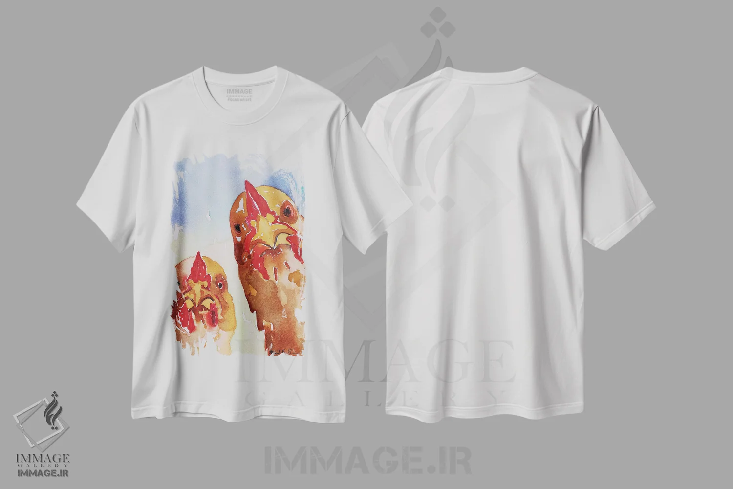 تیشرت سفید طرح دار هی تو، داری با ما حرف می زنی؟، دکور معاصر اثر دوناتلا مارائونی | immage.ir