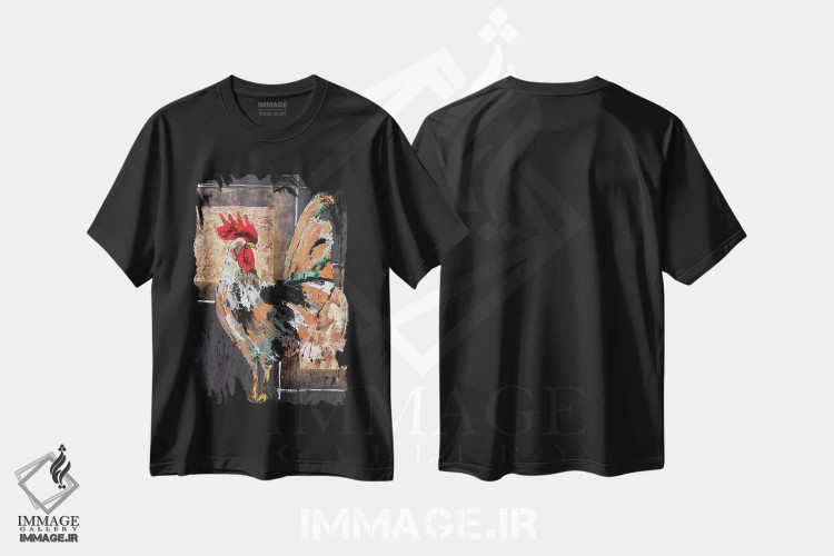 تیشرت مشکی طرح دار من مسئولم ۲، دکور معاصر اثر دوناتلا مارائونی | immage.ir