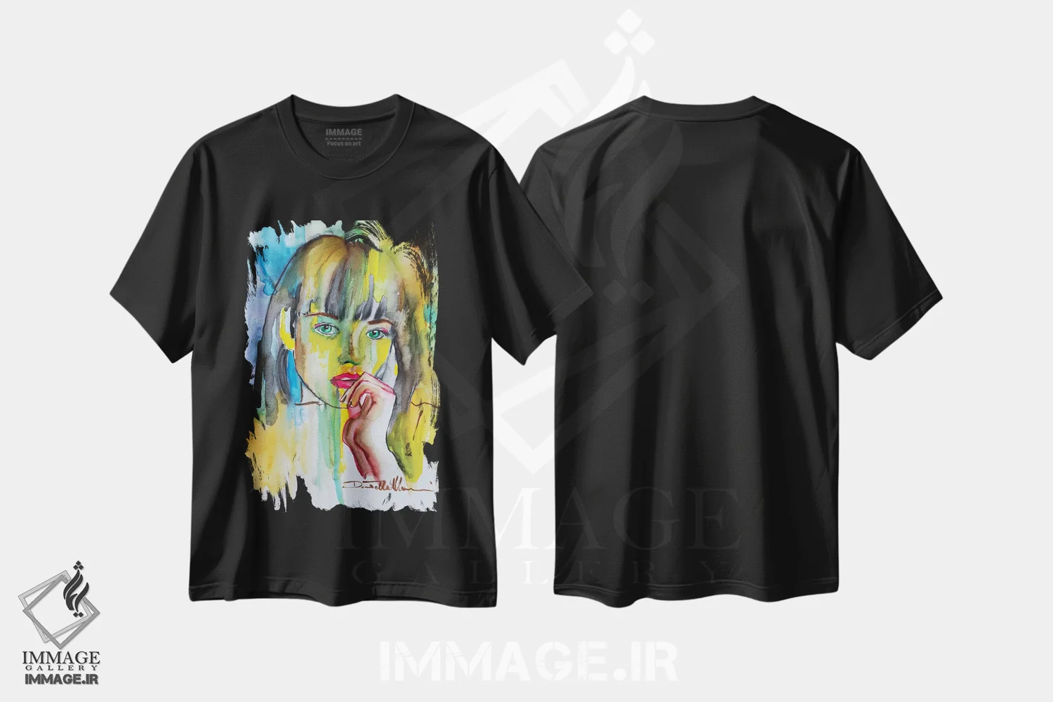 تیشرت مشکی طرح دار با وجود همه چیز ۲، دکور معاصر اثر دوناتلا مارائونی | immage.ir