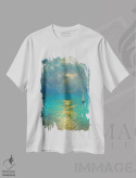 تیشرت سفید طرح دار دریا LV، هنر فاخر معاصر اثر دمیتری اولین | immage.ir