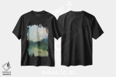 تیشرت مشکی طرح دار غروب XXV، هنر فاخر معاصر اثر دمیتری اولین | فروشگاه ایماژ
