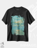 تیشرت مشکی طرح دار دریا LXX، هنر فاخر معاصر اثر دمیتری اولین | immage.ir