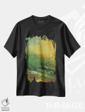 تیشرت مشکی طرح دار دریا هشتم، هنر فاخر معاصر اثر دمیتری اولین | immage.ir