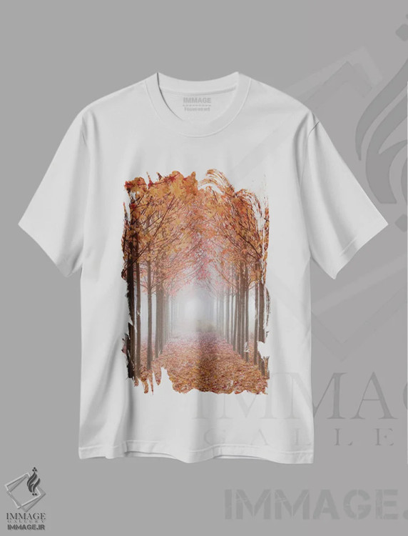 تیشرت سفید طرح دار آثار دان پاولسون - immage.ir